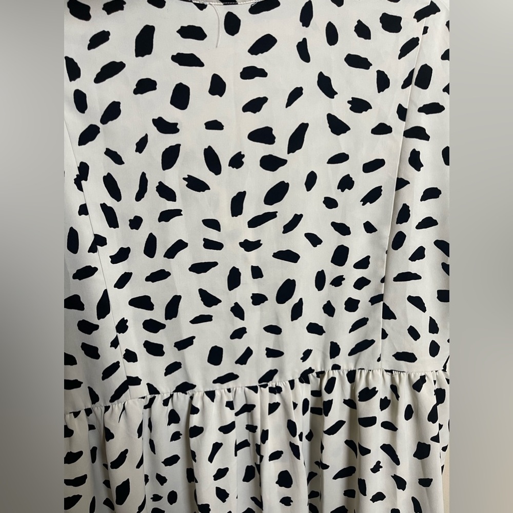 Umgee Animal Print Babydoll Mini Dress Size Medium - Picture 15 of 15
